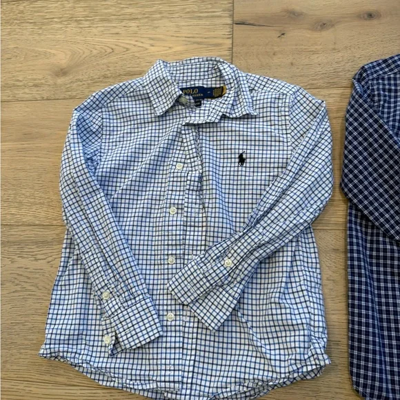Boys Ralph Lauren size 6 Checkered Button-Down Shirts - Picture 3 of 3